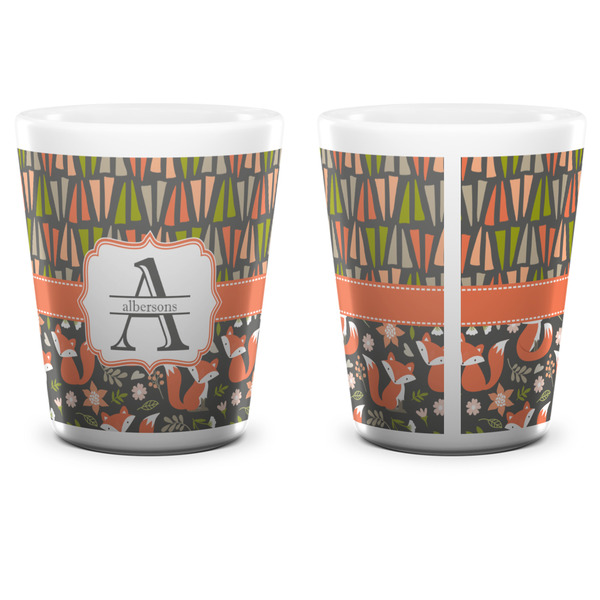 Fox Trail Floral Shot Glass - White - APPROVAL