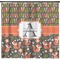 Fox Trail Floral Shower Curtain (Personalized)