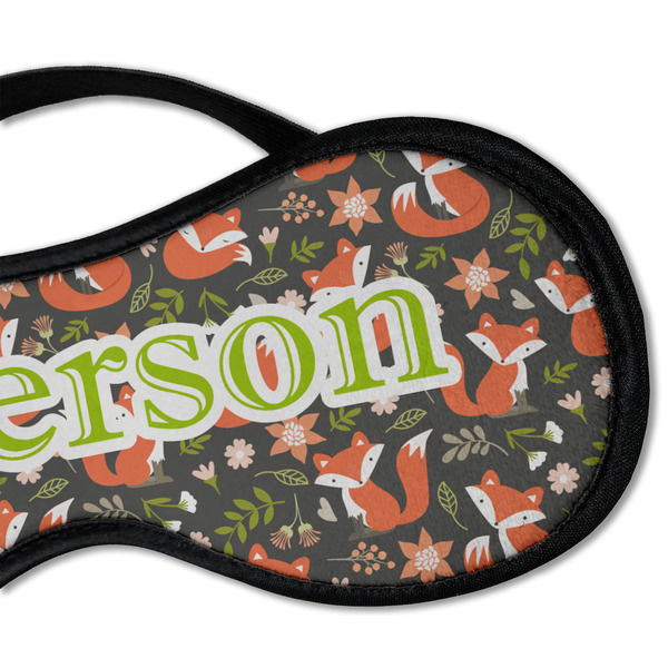 Fox Trail Floral Sleeping Eye Mask - DETAIL Large