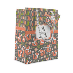 Fox Trail Floral Small Gift Bag (Personalized)