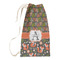 Fox Trail Floral Small Laundry Bag - Front View