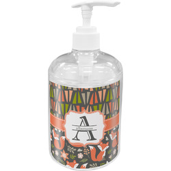 Fox Trail Floral Acrylic Soap & Lotion Bottle (Personalized)