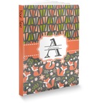 Fox Trail Floral Softbound Notebook - 7.25" x 10" (Personalized)