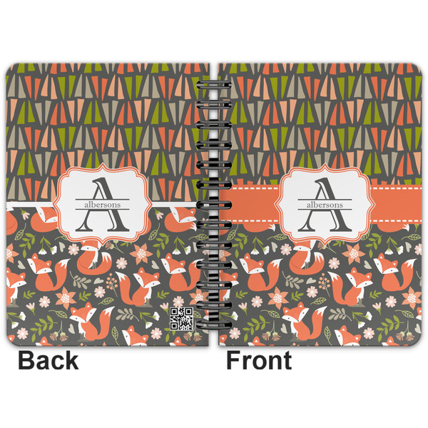 Fox Trail Floral Spiral Journal 5 x 7 - Apvl