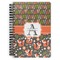 Fox Trail Floral Spiral Notebook (Personalized)