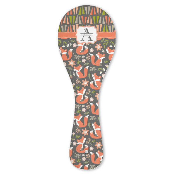 Custom Fox Trail Floral Ceramic Spoon Rest (Personalized)