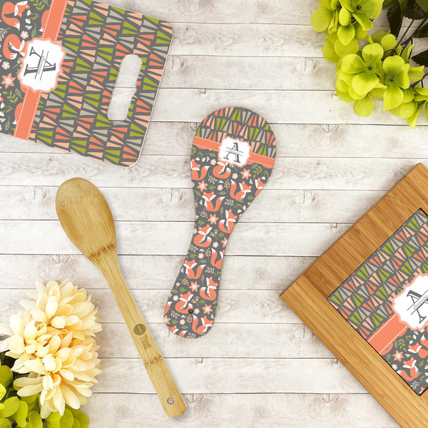 Fox Trail Floral Spoon Rest Trivet - LIFESTYLE
