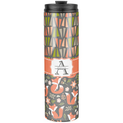 Fox Trail Floral Stainless Steel Skinny Tumbler - 20 oz (Personalized)