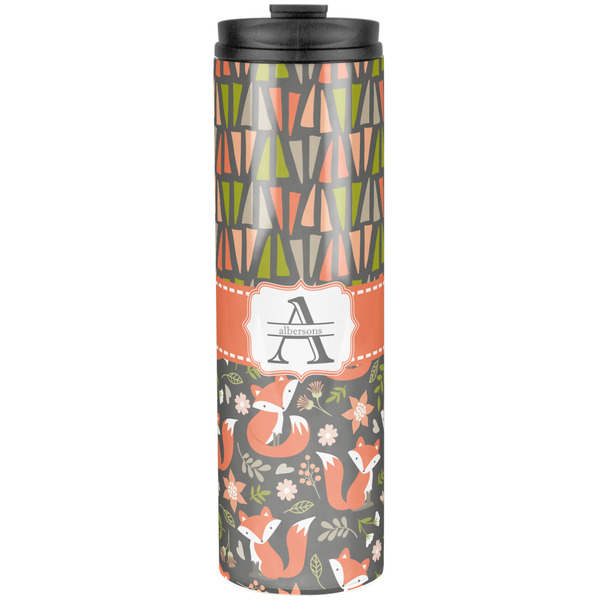 Fox Trail Floral Stainless Steel Tumbler 20 Oz - Front