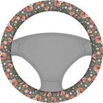 Fox Trail Floral Steering Wheel Cover