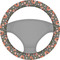 Fox Trail Floral Steering Wheel Cover