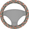 Fox Trail Floral Steering Wheel Cover