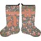Fox Trail Floral Stocking - Double-Sided - Approval