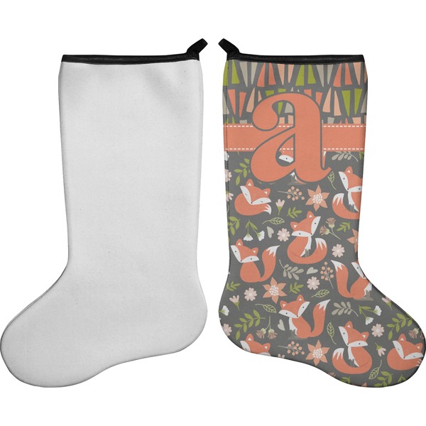 Fox Trail Floral Stocking - Single-Sided - Approval