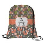 Fox Trail Floral Drawstring Backpack (Personalized)