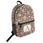 Fox Trail Floral Student Backpack (Personalized)