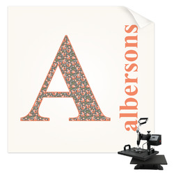 Fox Trail Floral Sublimation Transfer (Personalized)