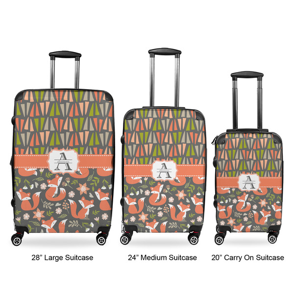 Fox Trail Floral Suitcase Set 1 - APPROVAL