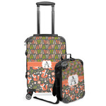 Fox Trail Floral Kids 2-Piece Luggage Set - Suitcase & Backpack (Personalized)