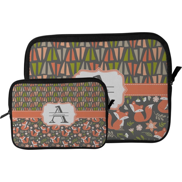 Fox Trail Floral Tablet Sleeve (Size Comparison)