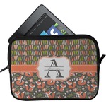 Fox Trail Floral Tablet Case / Sleeve - Small (Personalized)