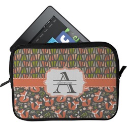 Fox Trail Floral Tablet Case / Sleeve (Personalized)