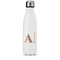 Fox Trail Floral Water Bottle - 17 oz. - Stainless Steel - Full Color Printing (Personalized)