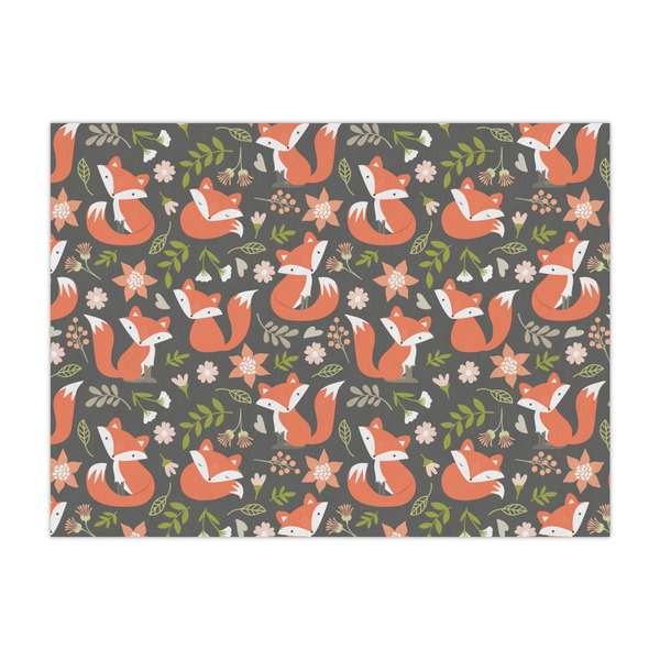 Custom Fox Trail Floral Large Tissue Papers Sheets - Heavyweight
