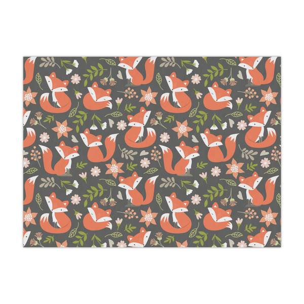 Custom Fox Trail Floral Tissue Paper Sheets - Large - Heavyweight