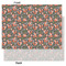 Fox Trail Floral Tissue Paper - Lightweight - Large - Front & Back