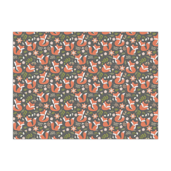 Custom Fox Trail Floral Tissue Paper Sheets