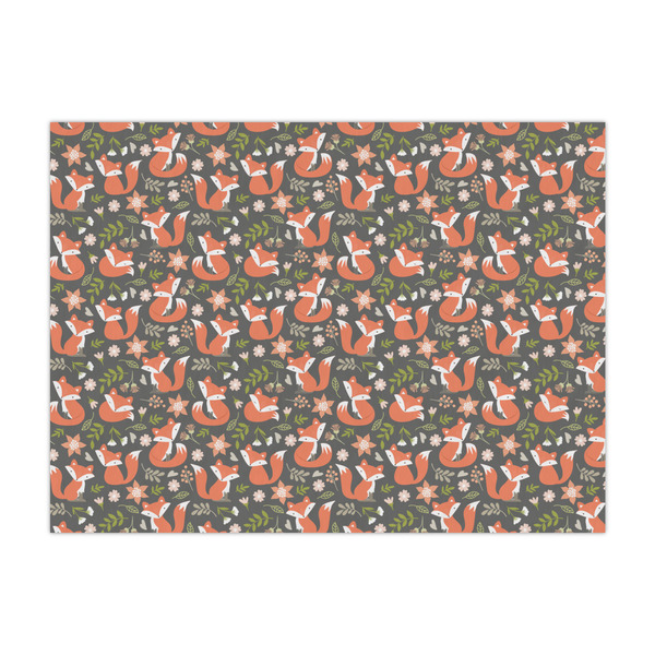 Custom Fox Trail Floral Tissue Paper Sheets - Large - Lightweight