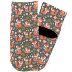 Fox Trail Floral Toddler Ankle Socks