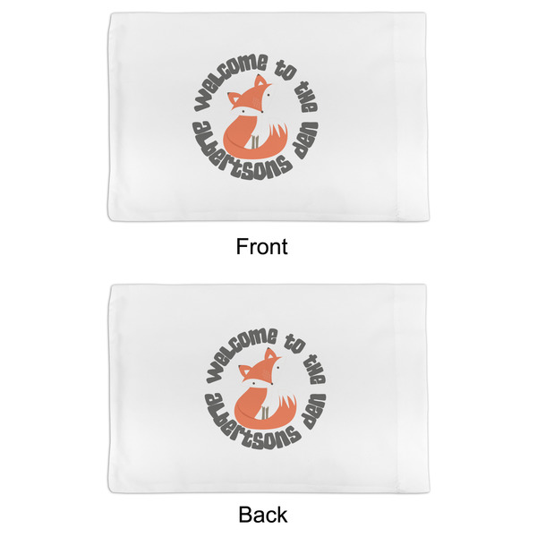 Fox Trail Floral Toddler Pillow Case - APPROVAL (partial print)