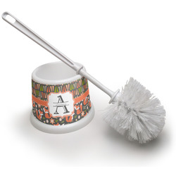 Fox Trail Floral Toilet Brush (Personalized)