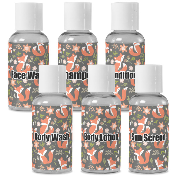 Custom Fox Trail Floral Travel Bottles (Personalized)