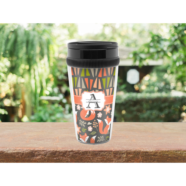 Fox Trail Floral Travel Mug Lifestyle (Personalized)