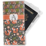 Fox Trail Floral Travel Document Holder