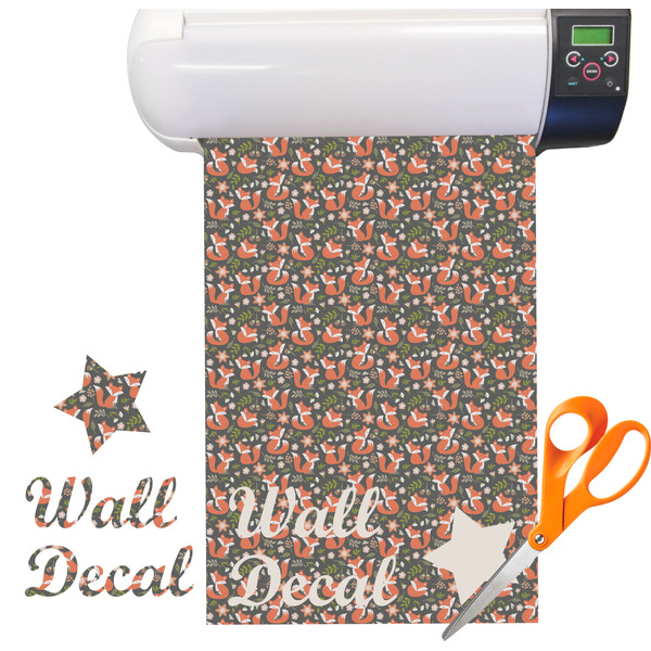 Custom Fox Trail Floral Vinyl Sheet (Re-position-able)