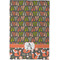 Fox Trail Floral Waffle Weave Towel - Full Color Print - Approval Image