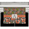Fox Trail Floral Waffle Weave Towel - Full Color Print - Lifestyle2 Image
