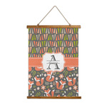 Fox Trail Floral Wall Hanging Tapestry (Personalized)