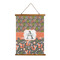 Fox Trail Floral Wall Hanging Tapestry - Tall (Personalized)