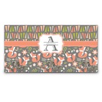 Fox Trail Floral Wall Mounted Coat Rack (Personalized)