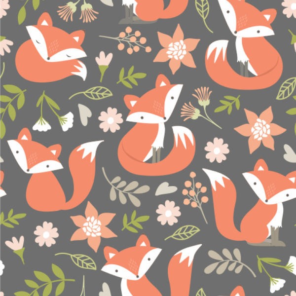 Custom Fox Trail Floral Wallpaper & Surface Covering (Peel & Stick 24"x 24" Sample)