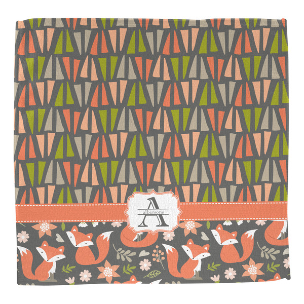 Fox Trail Floral Washcloth - Front - No Soap