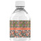 Fox Trail Floral Water Bottle Label - Back View