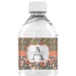 Fox Trail Floral Water Bottle Labels - Custom Sized (Personalized)