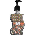 Fox Trail Floral Wave Bottle Soap / Lotion Dispenser (Personalized)