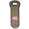Fox Trail Floral Wine Tote Bag (Personalized)